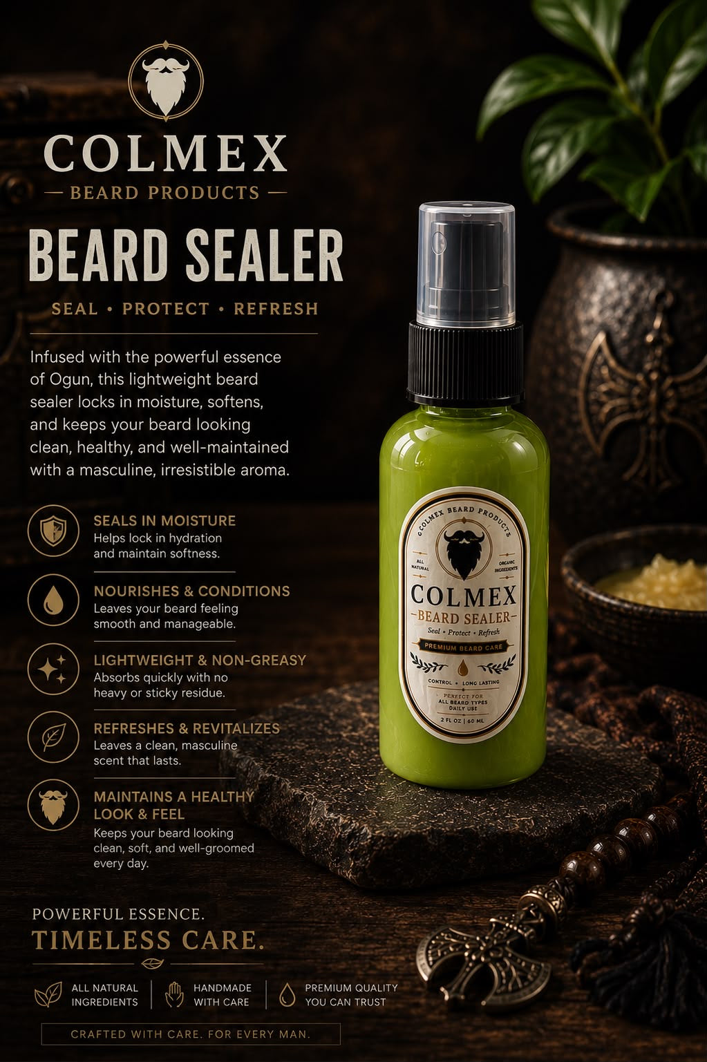 2oz Ogun Beard Mist-Sealer