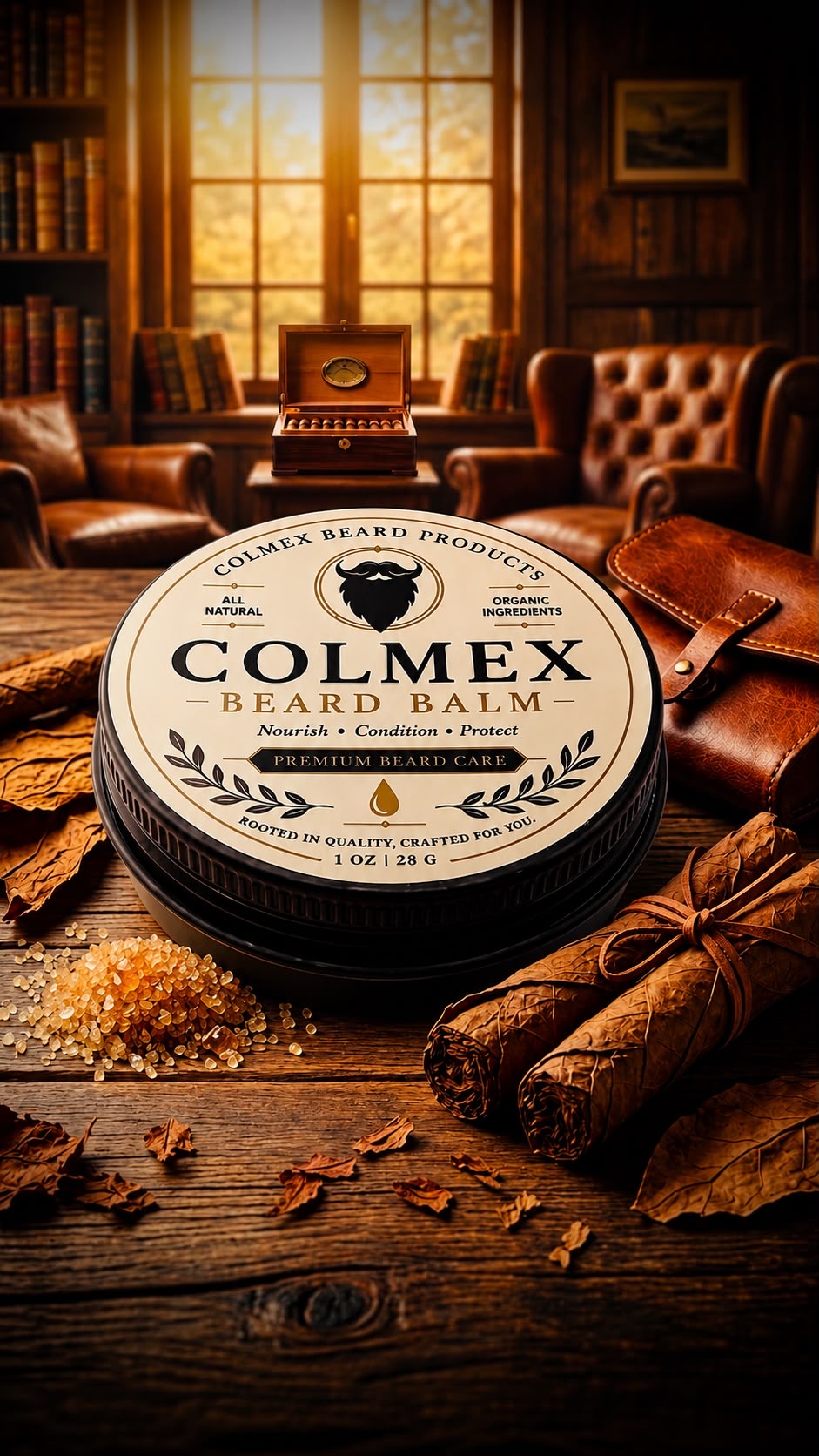 Sweet tobacco beard balm 1oz