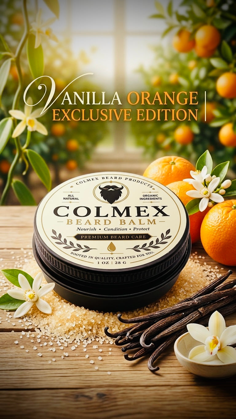 Vanilla orange swirl beard balm 1oz