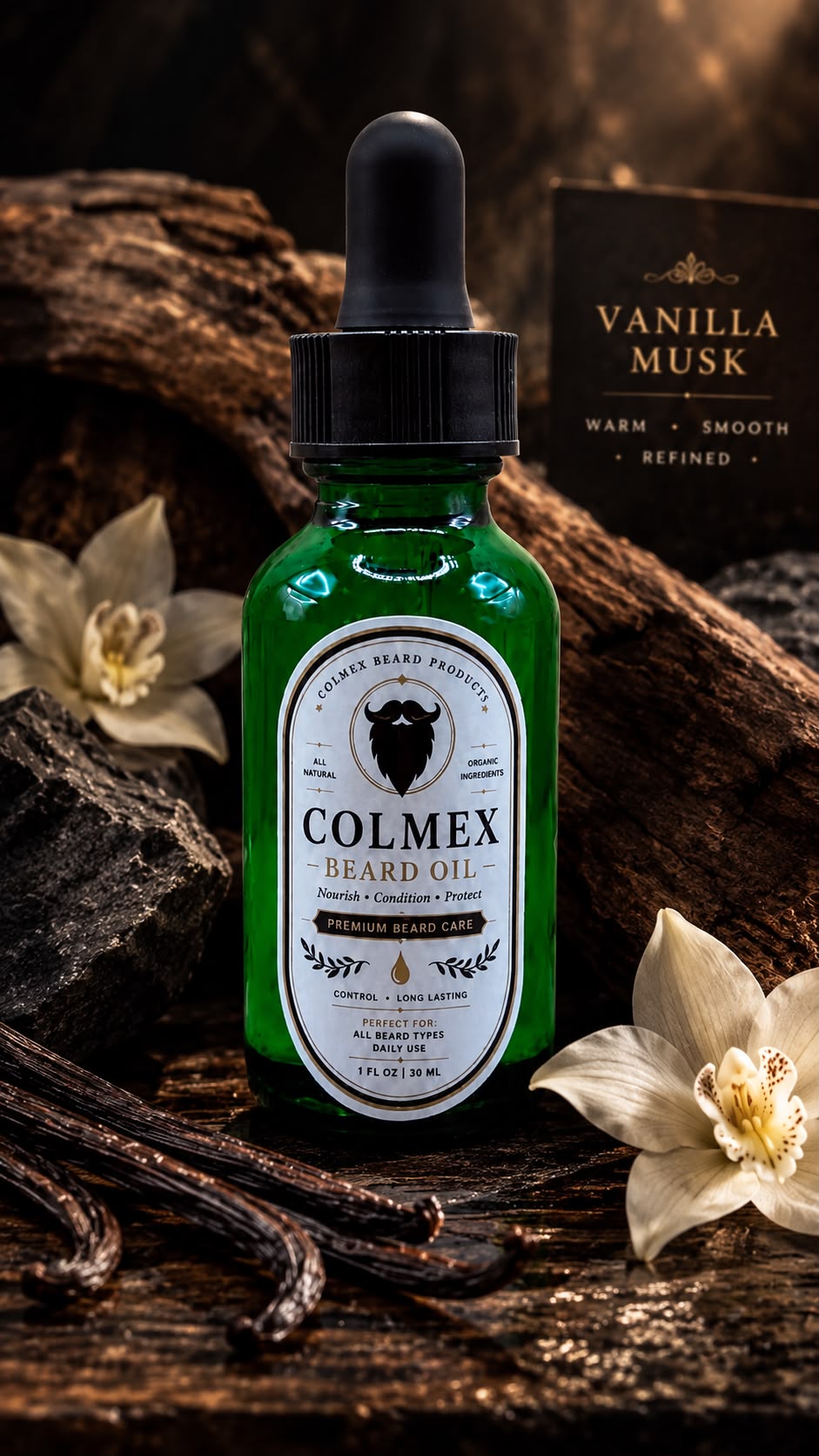 1oz Vanilla musk beard Oil
